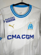 2023-24 Marseille Home Shirt Aubameyang #10 - detailed view