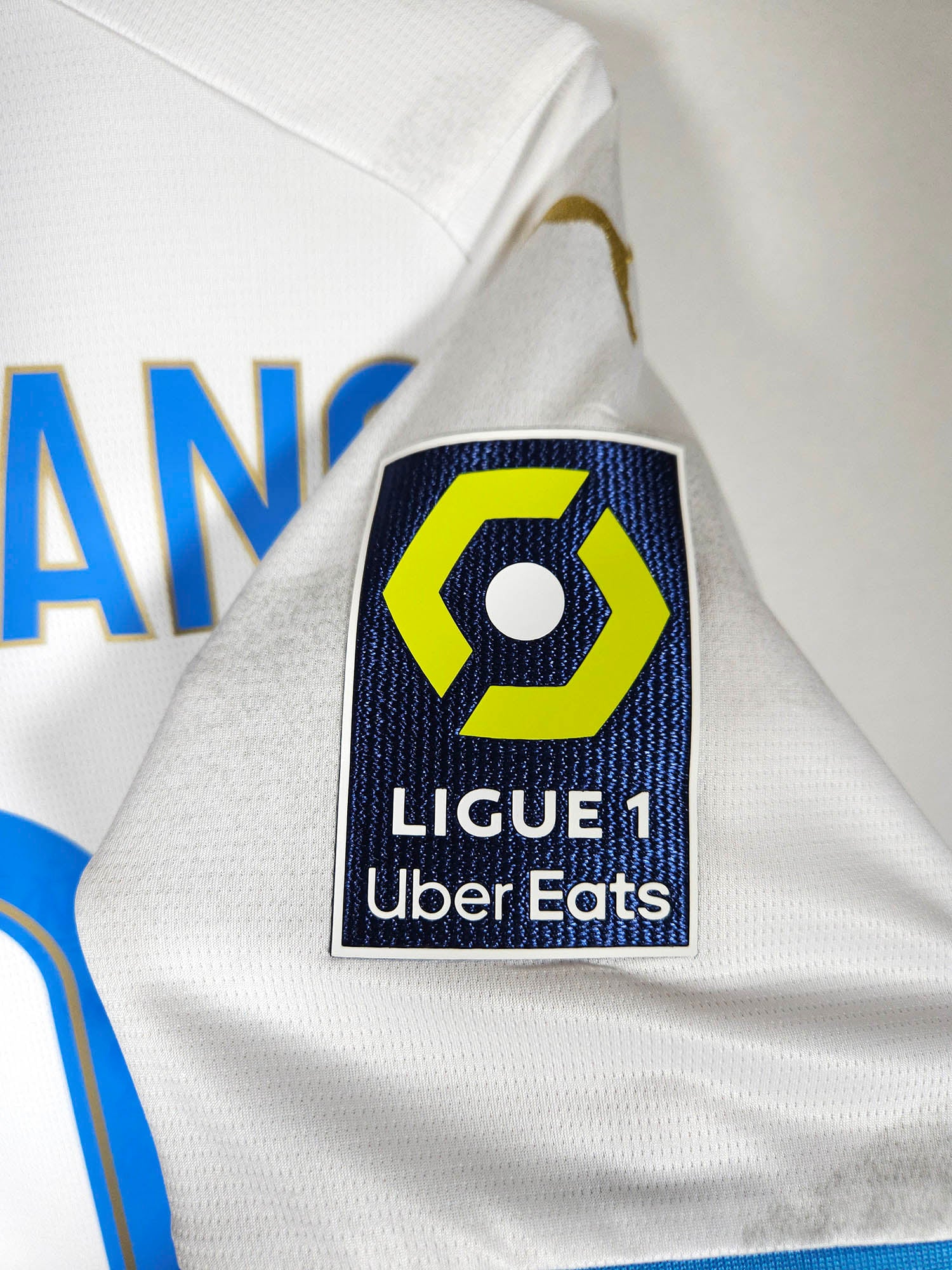 2023-24 Marseille Home Shirt Aubameyang #10 - detailed view