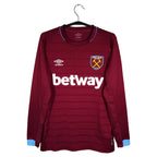 2018-19 West Ham United Home Shirt (LS) - front view