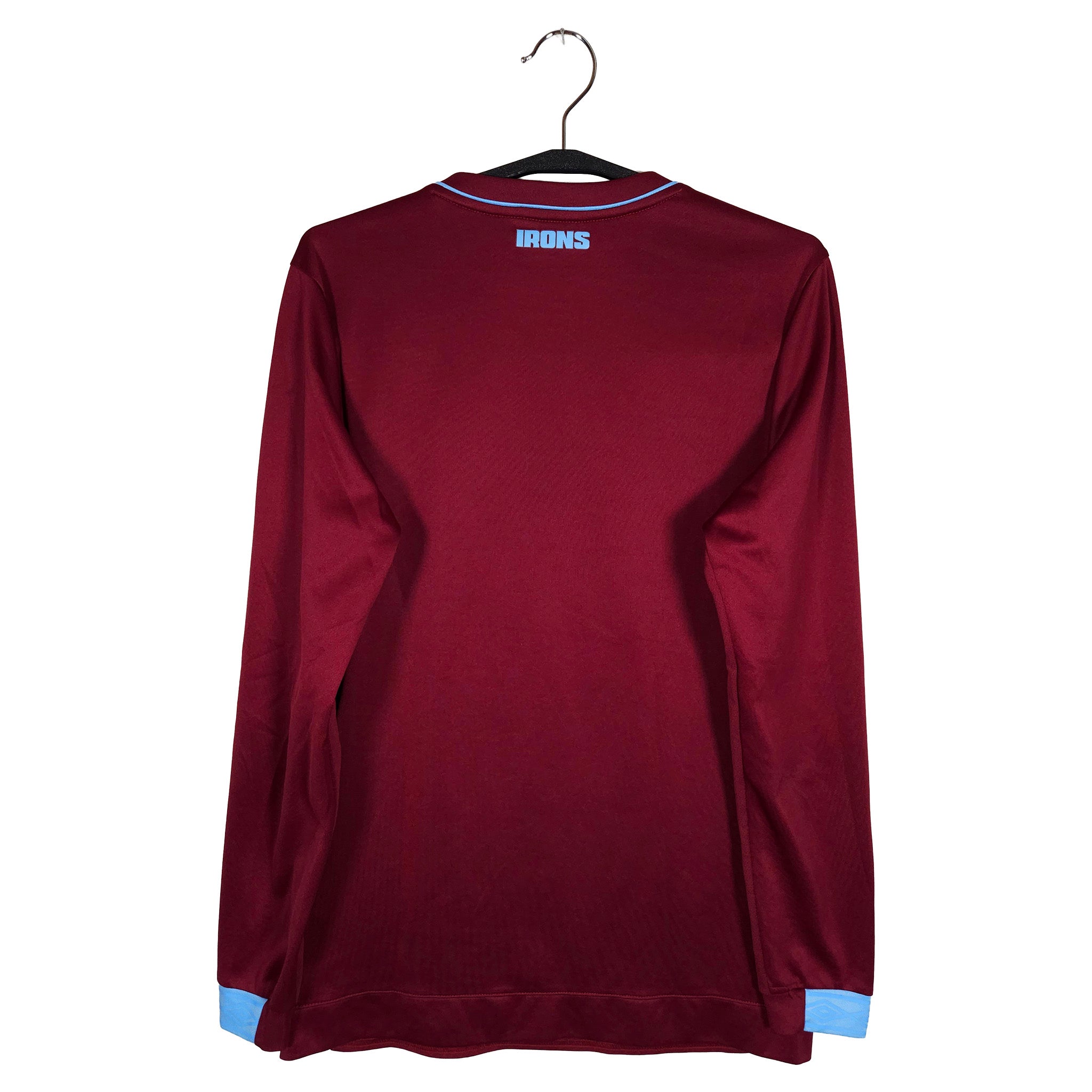 2018-19 West Ham United Longsleeve Home Shirt back view