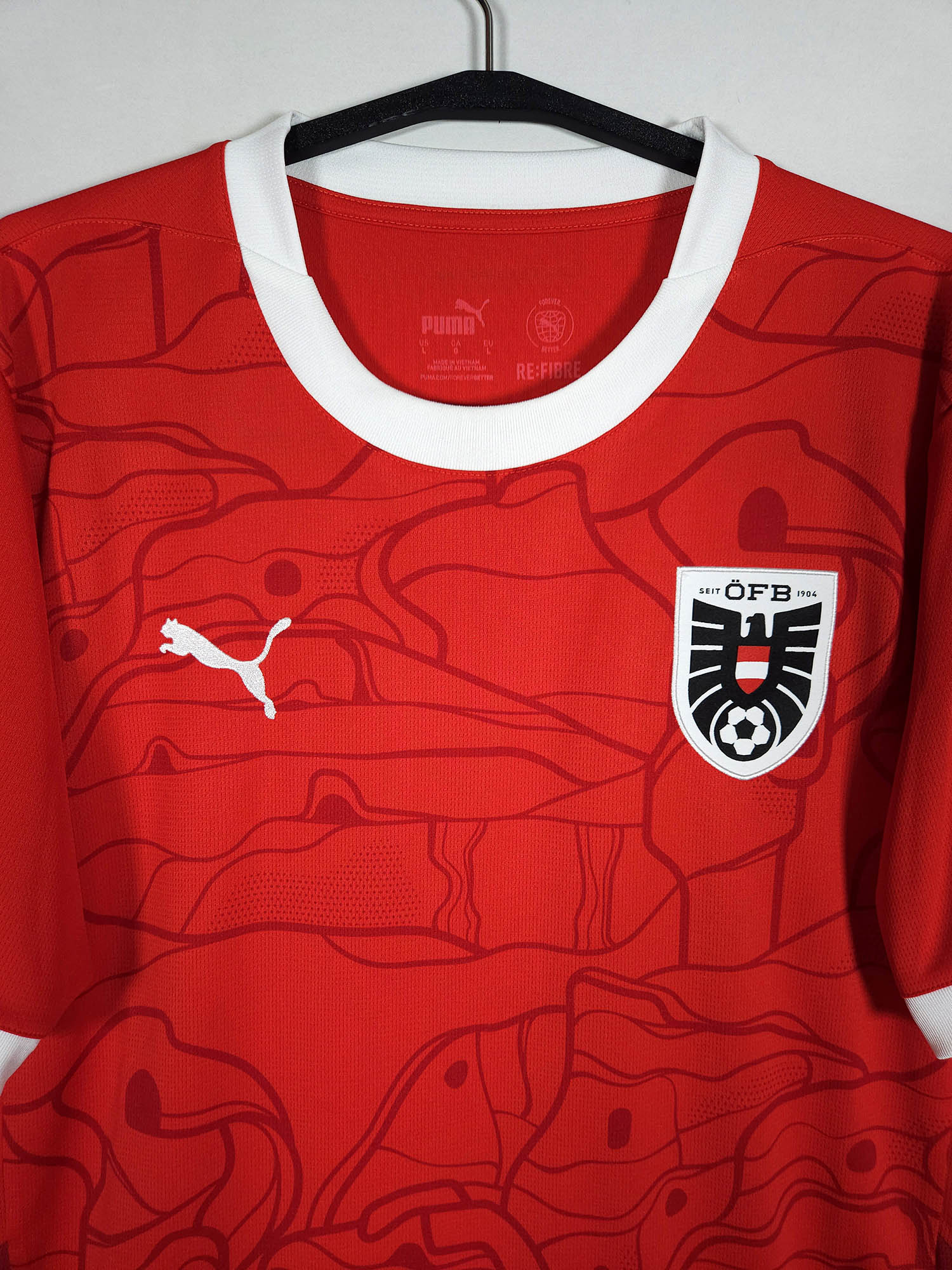 2024-25 Austria Home Shirt detailed view 1