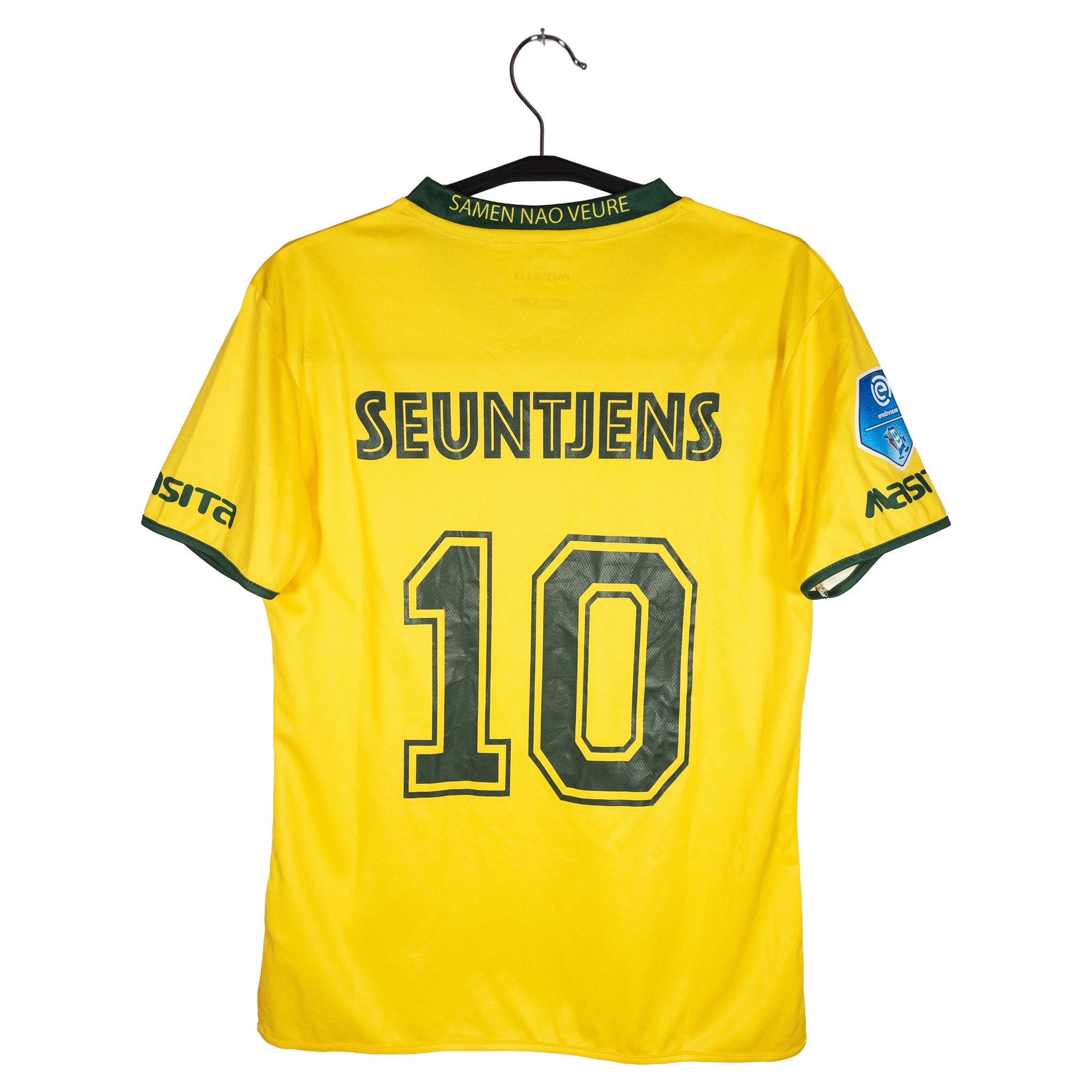 2020-21 Fortuna Sittard Home Shirt Seuntjens #10 back view