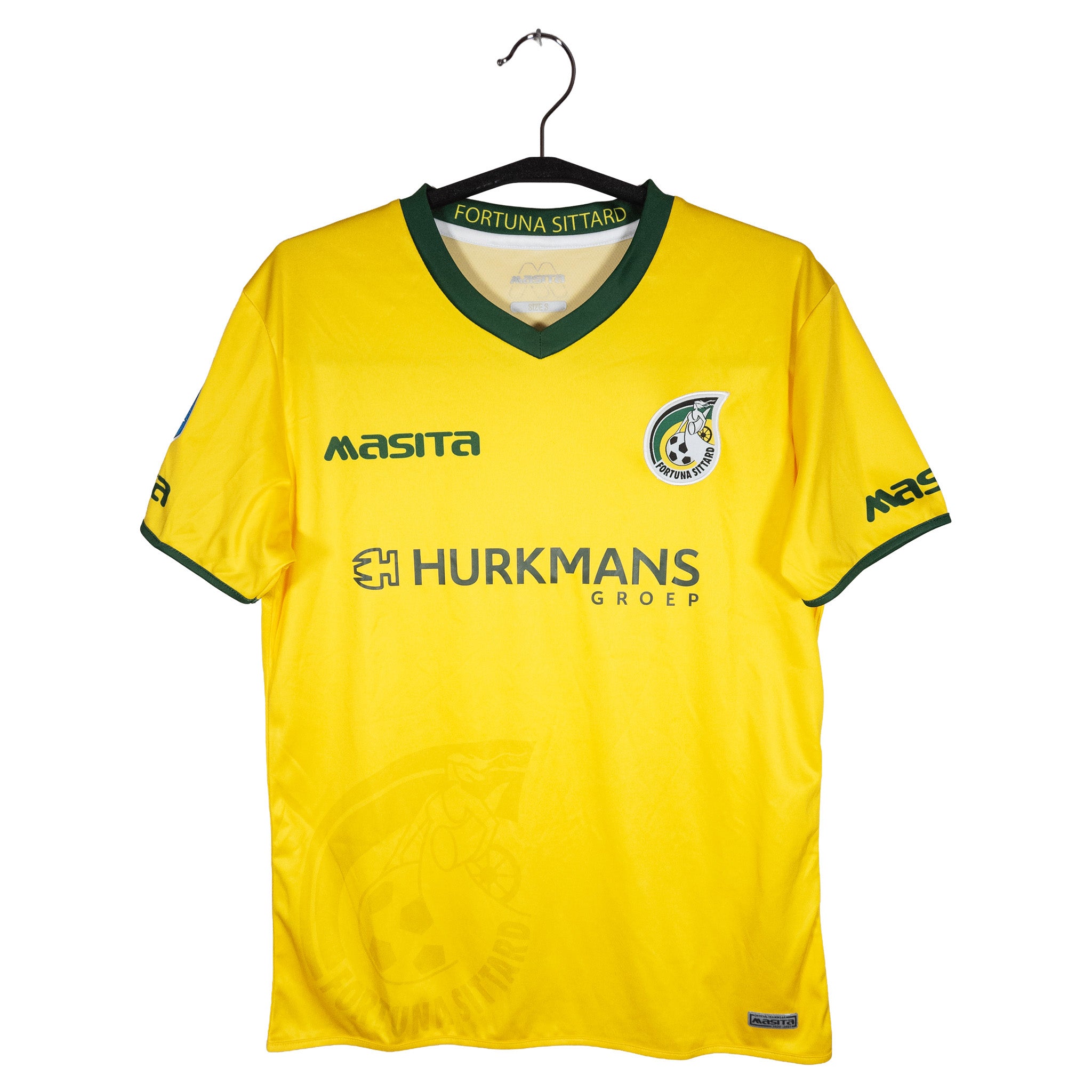2020-21 Fortuna Sittard Home Shirt Seuntjens #10 back view