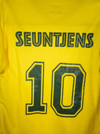 2020-21 Fortuna Sittard Home Shirt Seuntjens #10 - detailed view