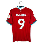 2020-21 Liverpool Home Shirt Firmino #9
