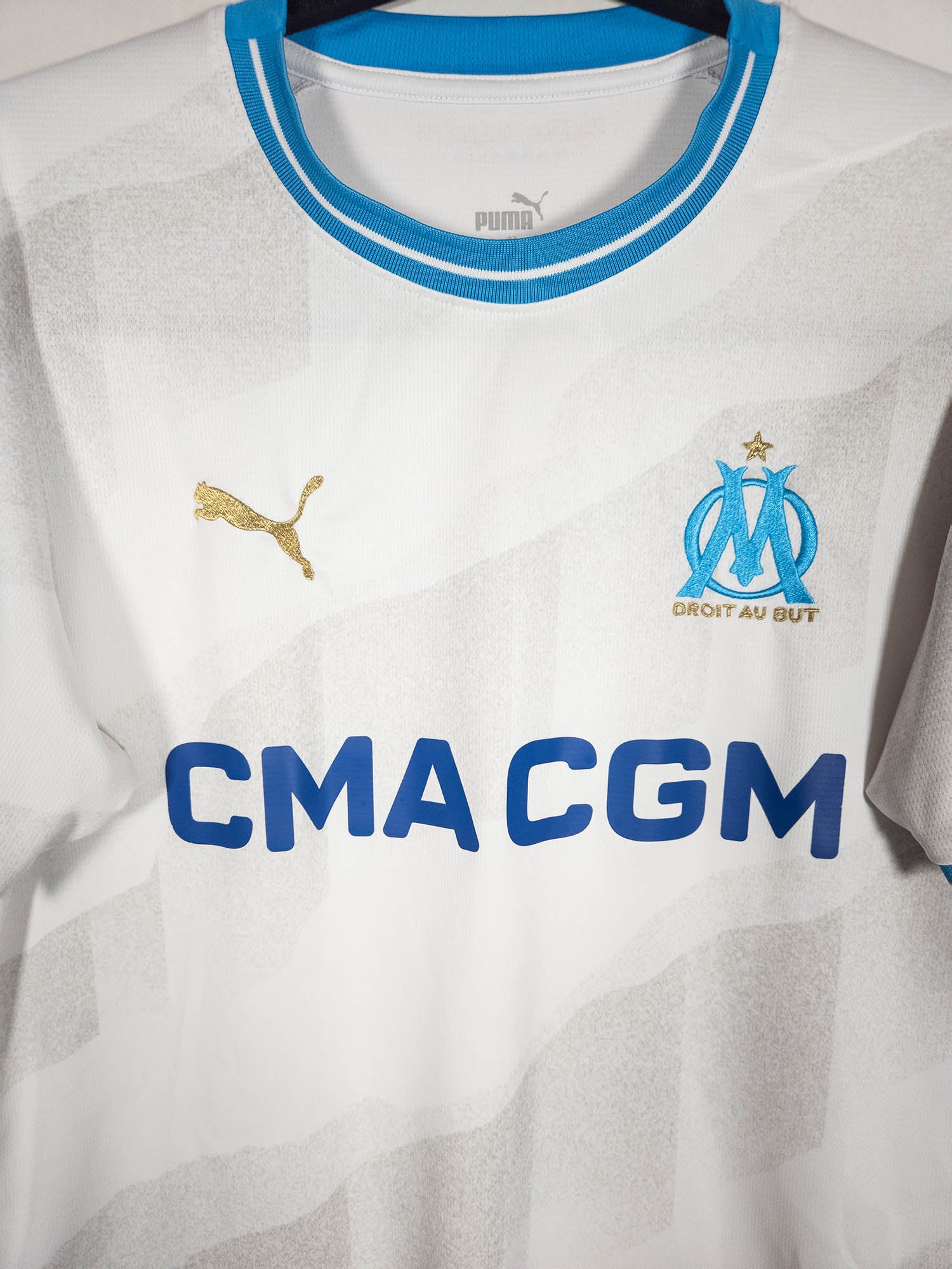 2023-24 Marseille Home Shirt detailed view 1