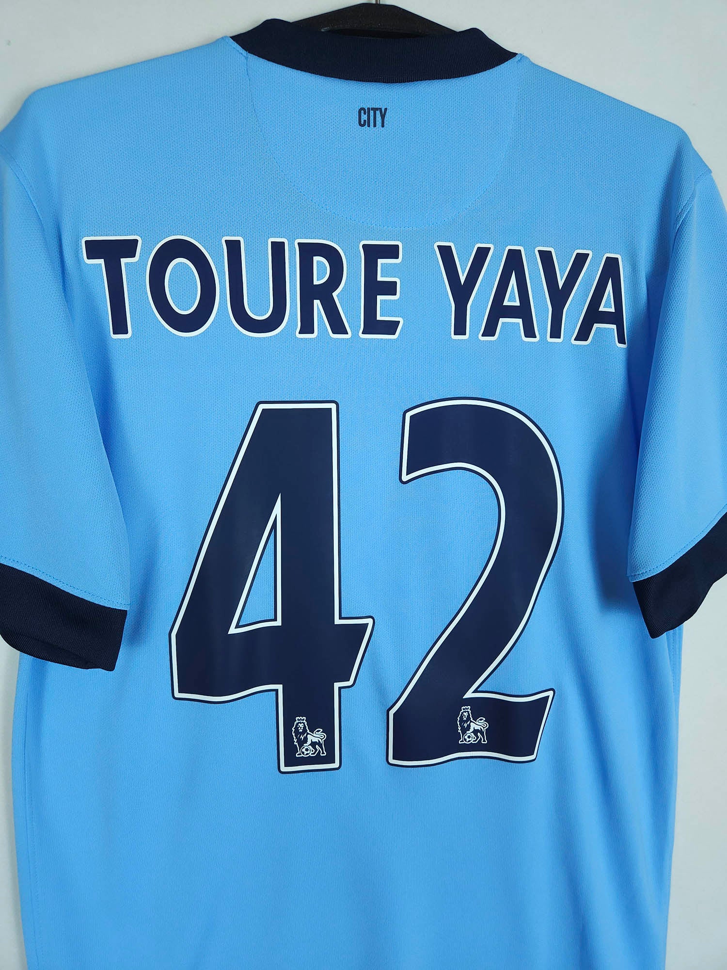 2014-15 Manchester City Home Shirt Toure Yaya #42