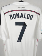 2014-15 Real Madrid Home Shirt Ronaldo #7