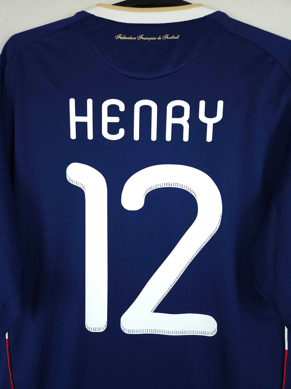 2009-10 France Home Shirt Henry #12 - detailed view