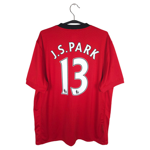 Manchester United thuisshirt 2009-10 J. S. Park #13 - achterkant