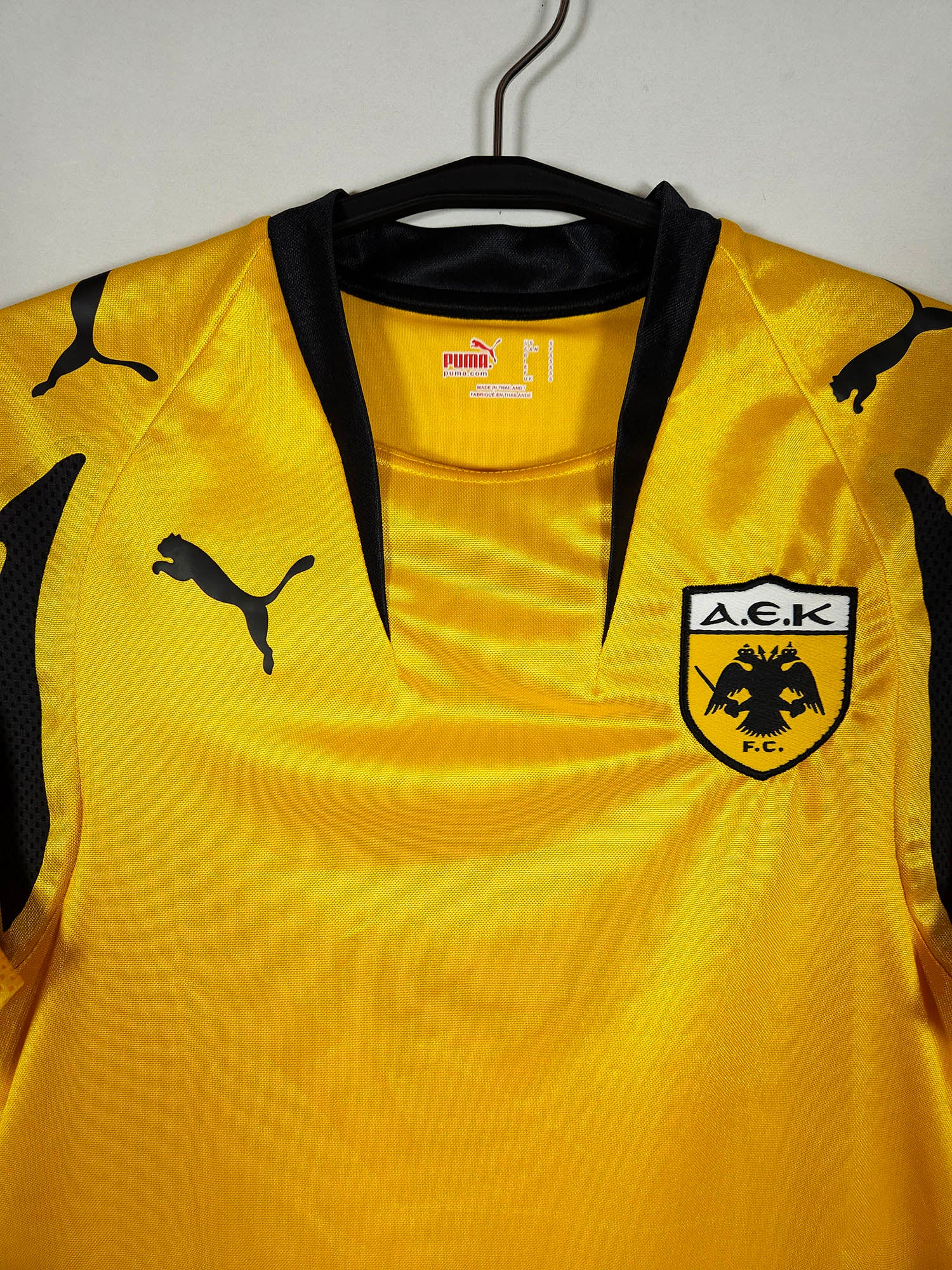 2007-08 AEK Athens Home Shirt Rivaldo #10