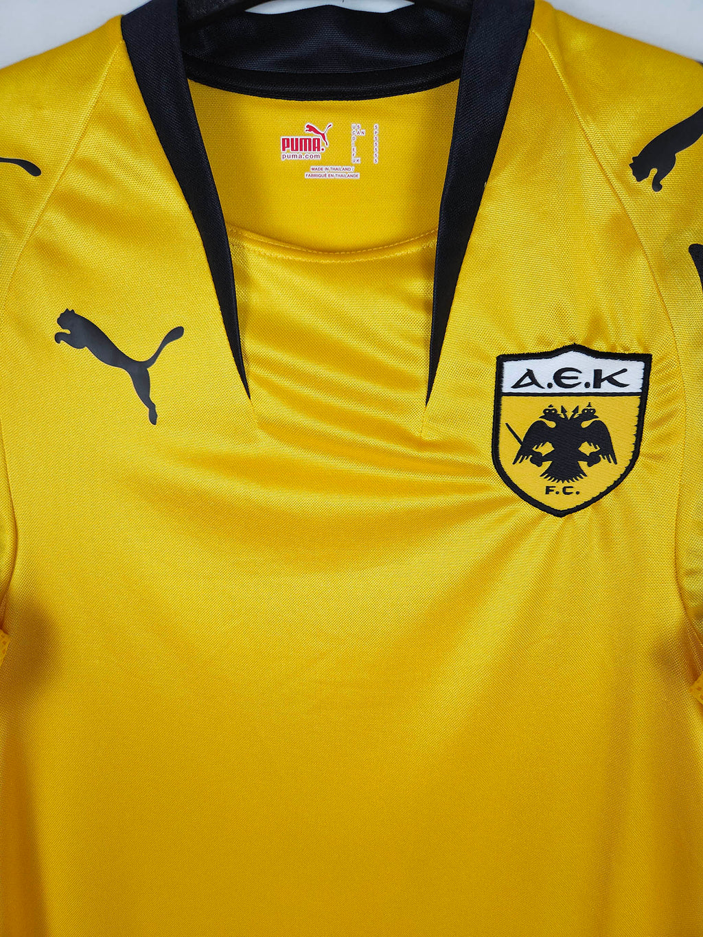 2007-08 AEK Athens Home Shirt Rivaldo #10