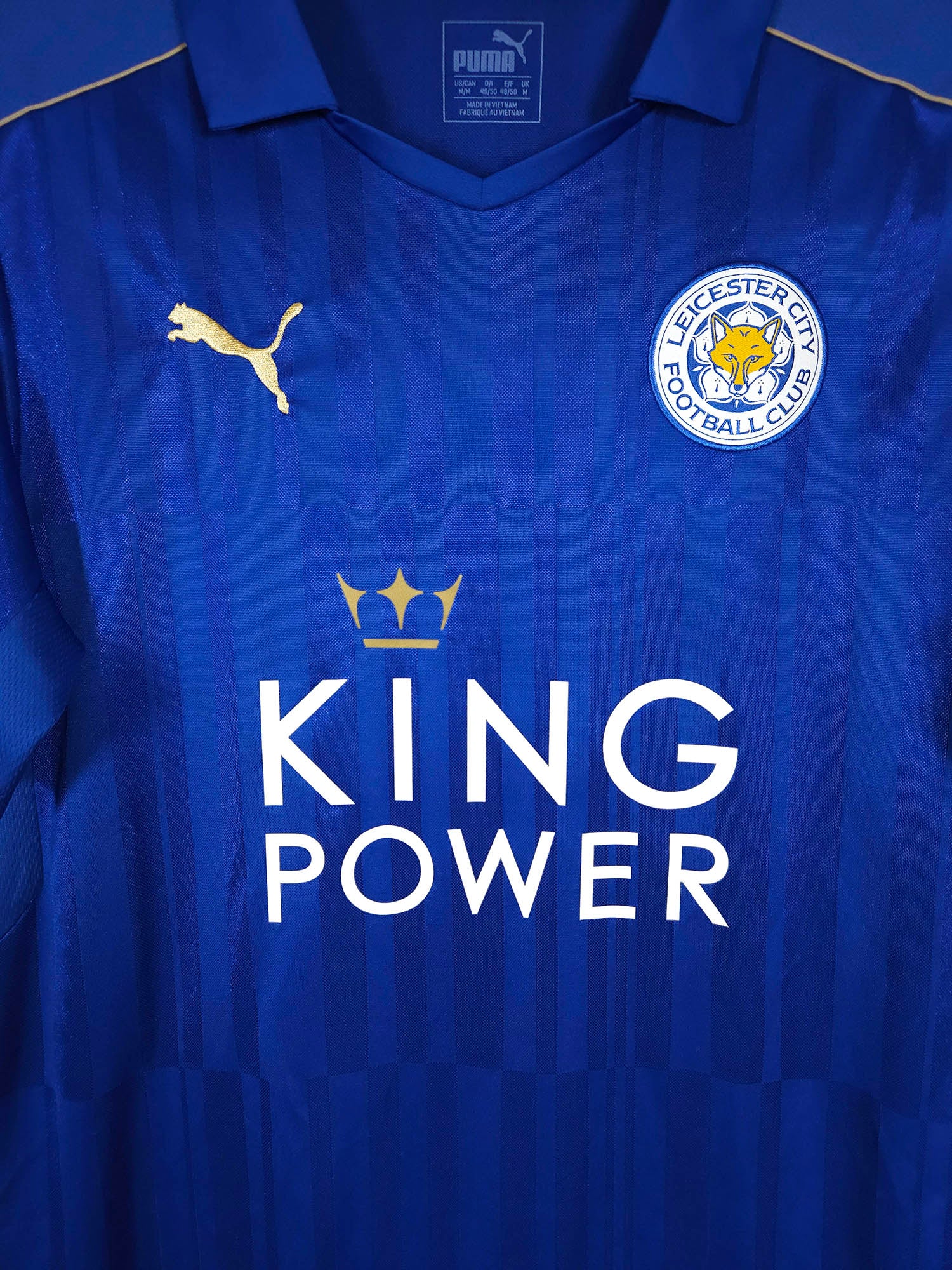 2016-17 Leicester City Home Shirt Vardy #9