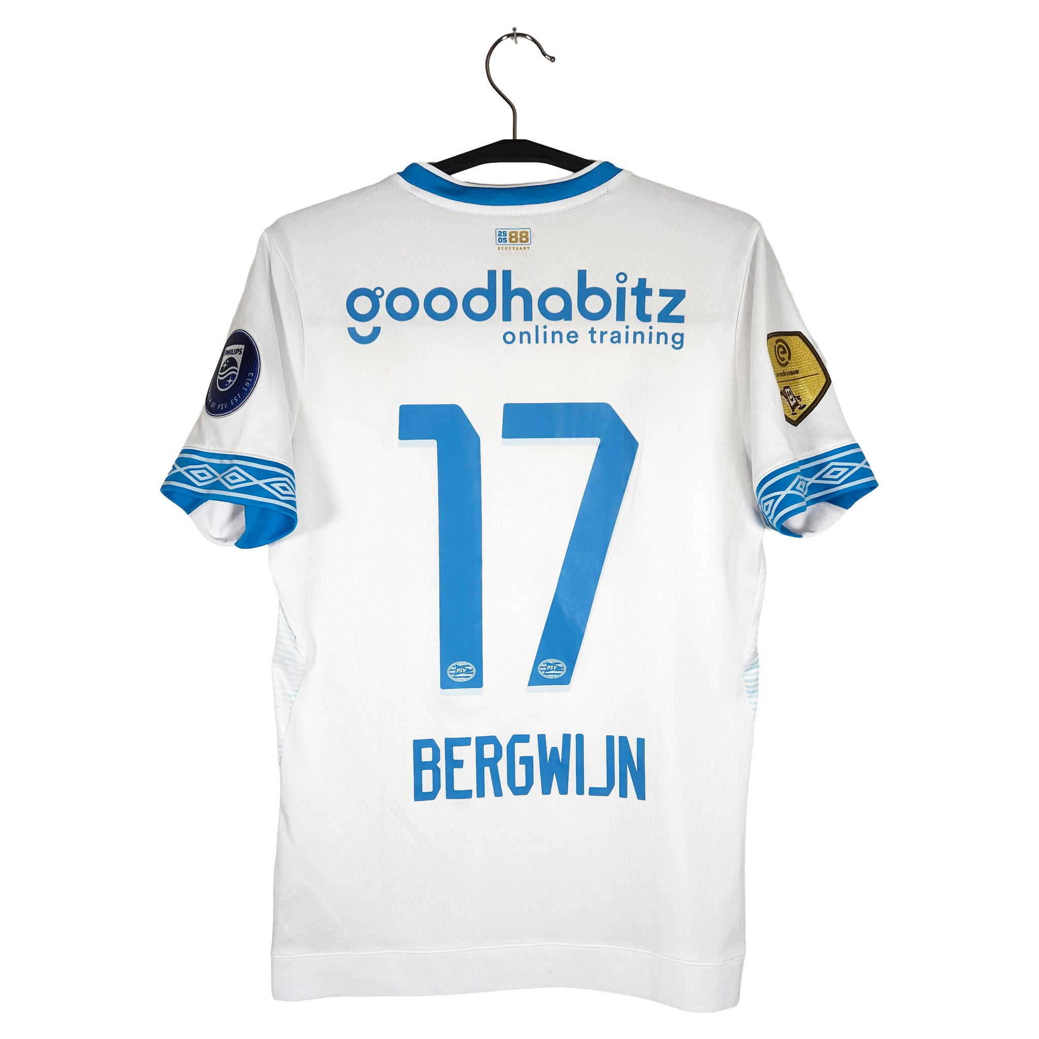 2018-19 PSV Away Shirt Bergwijn #17 back view