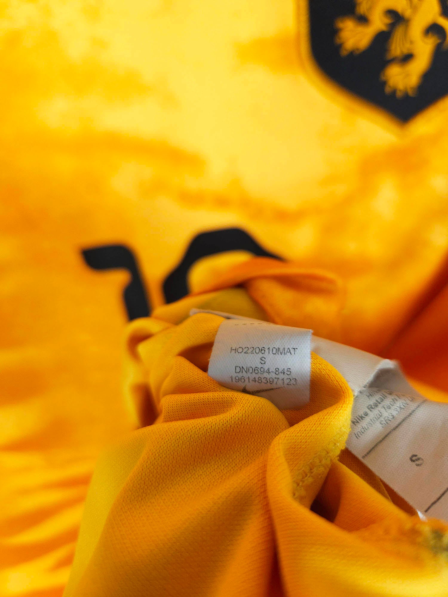2022-23 Netherlands Home Shirt Weghorst #19