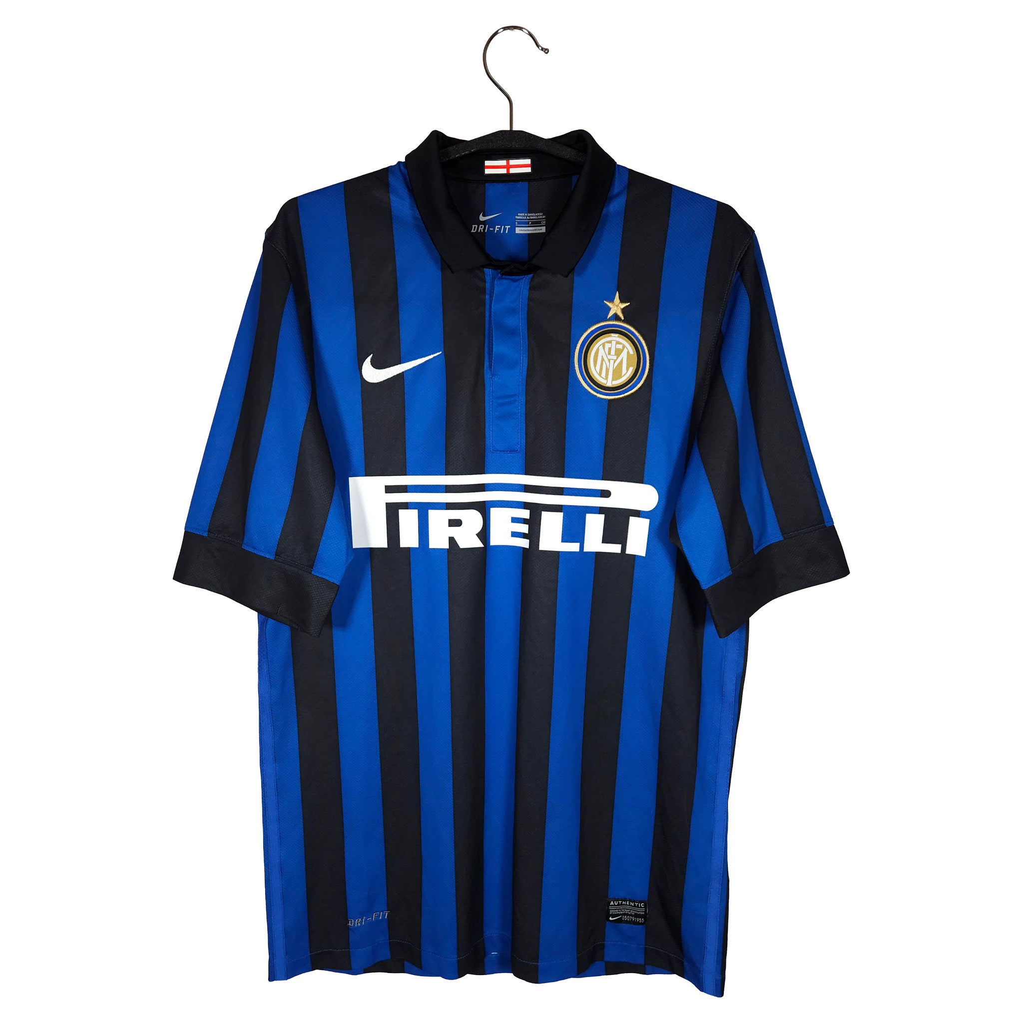 インテル 2011-12シーズン 長袖ホームユニフォーム サッカーシャツ Inter Milan 2011-12 Home Football Shirt