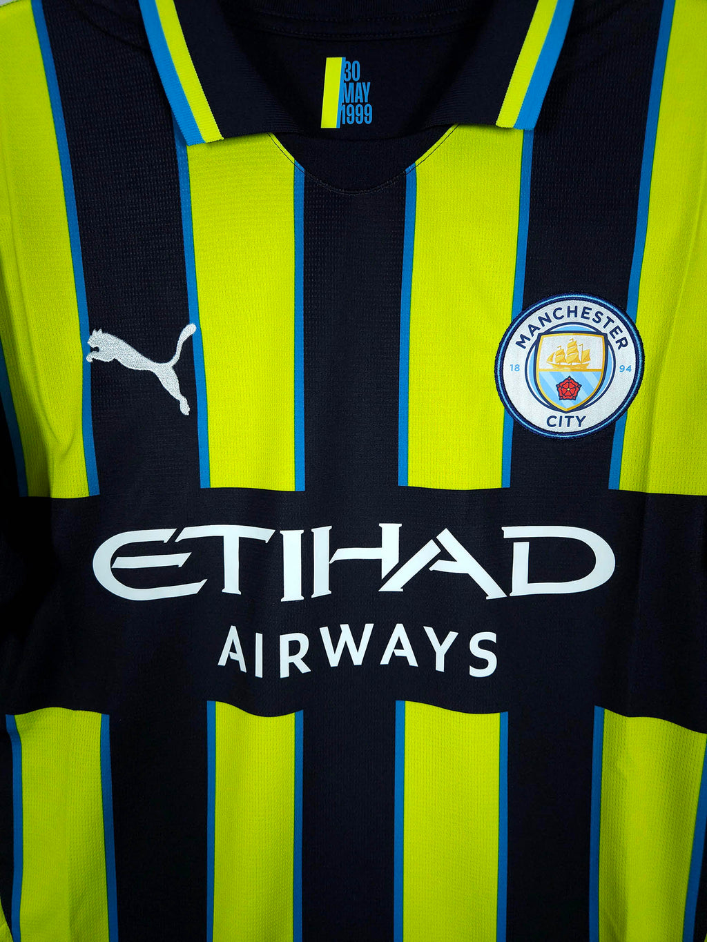 2024-25 Manchester City Away Shirt De Bruyne #17 - detailed view