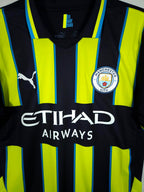 2024-25 Manchester City Away Shirt Haaland #9 - detailed view
