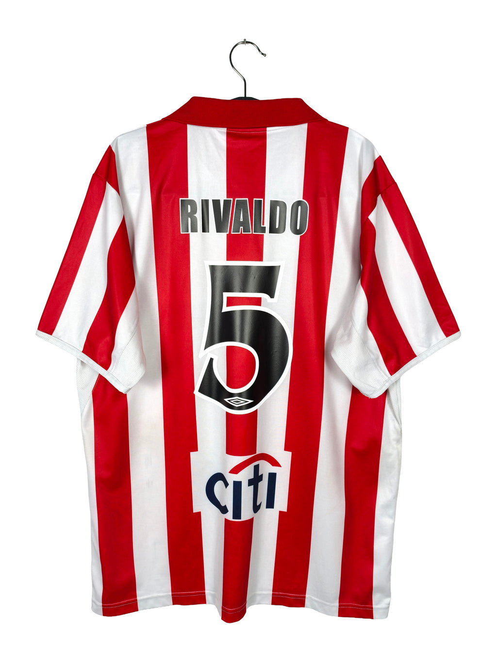 2004-05 Olympiacos Home Shirt Rivaldo #5