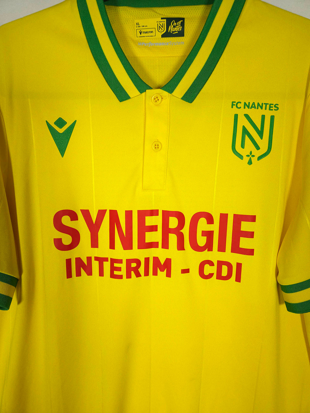 2023-24 Nantes Home Shirt Simon #27 - detailed view