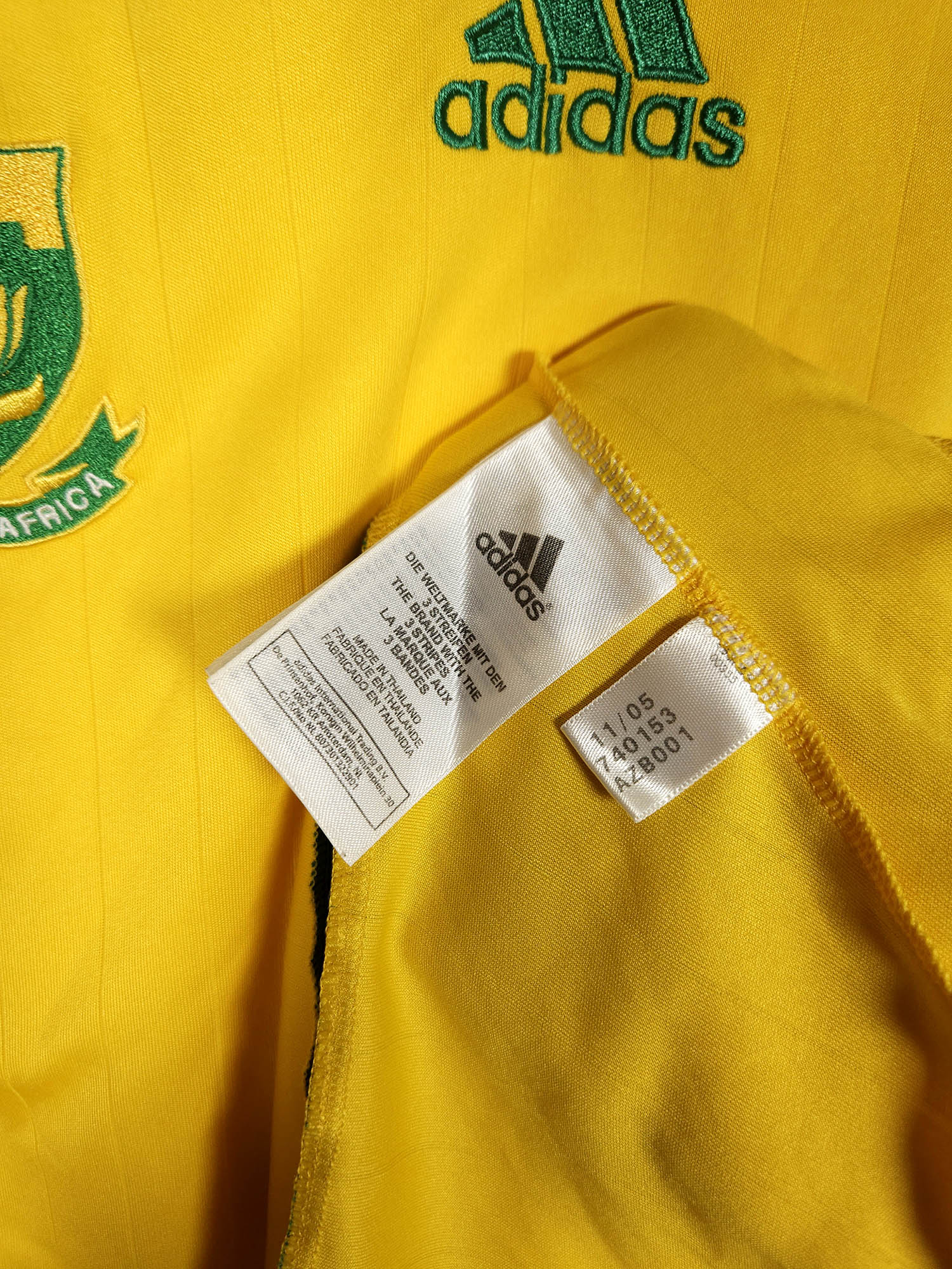 2005-07 South Africa Home Shirt - detailed view