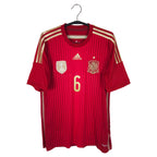 2014-15 Spain Home Shirt Iniesta #6
