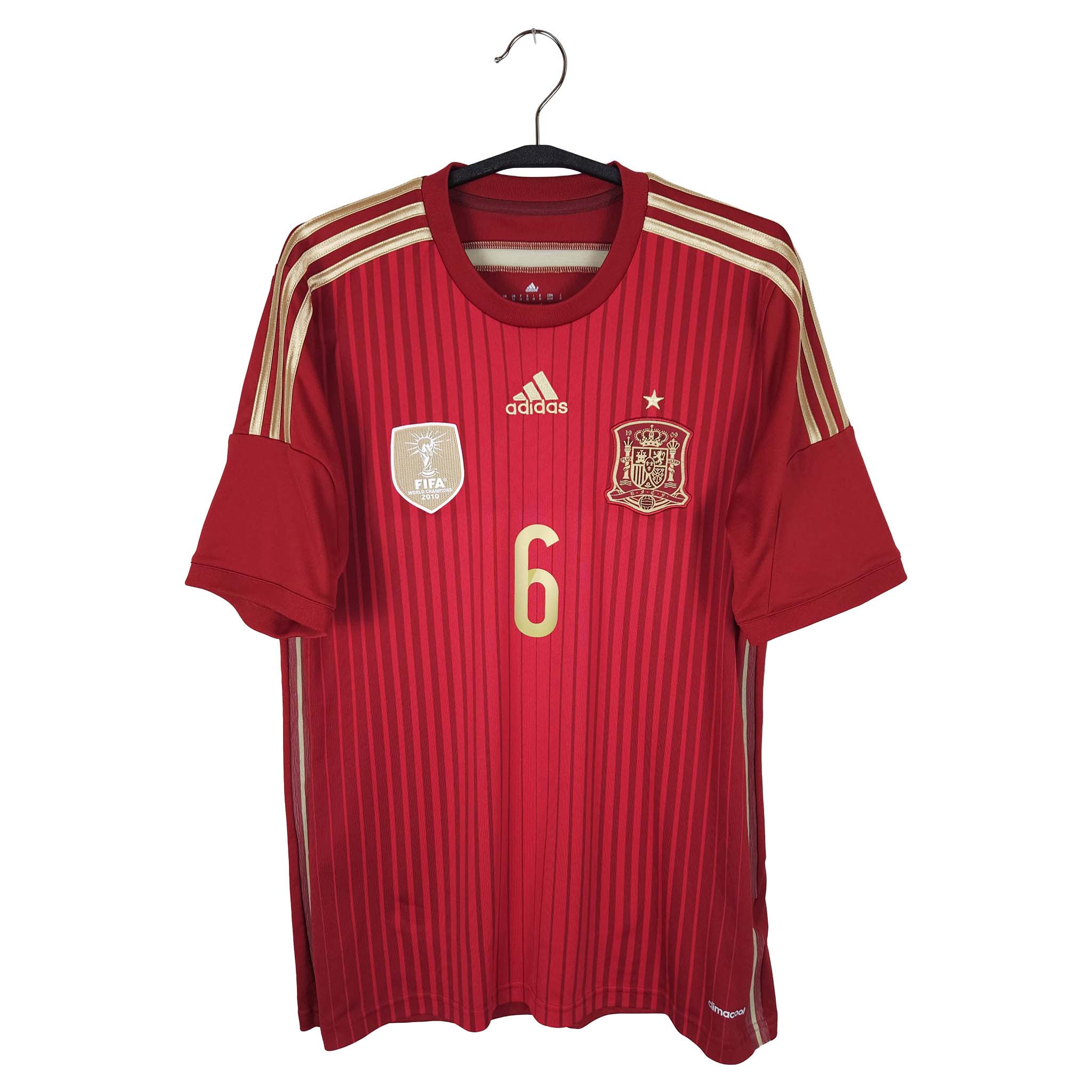 2014-15 Spain Home Shirt Iniesta #6
