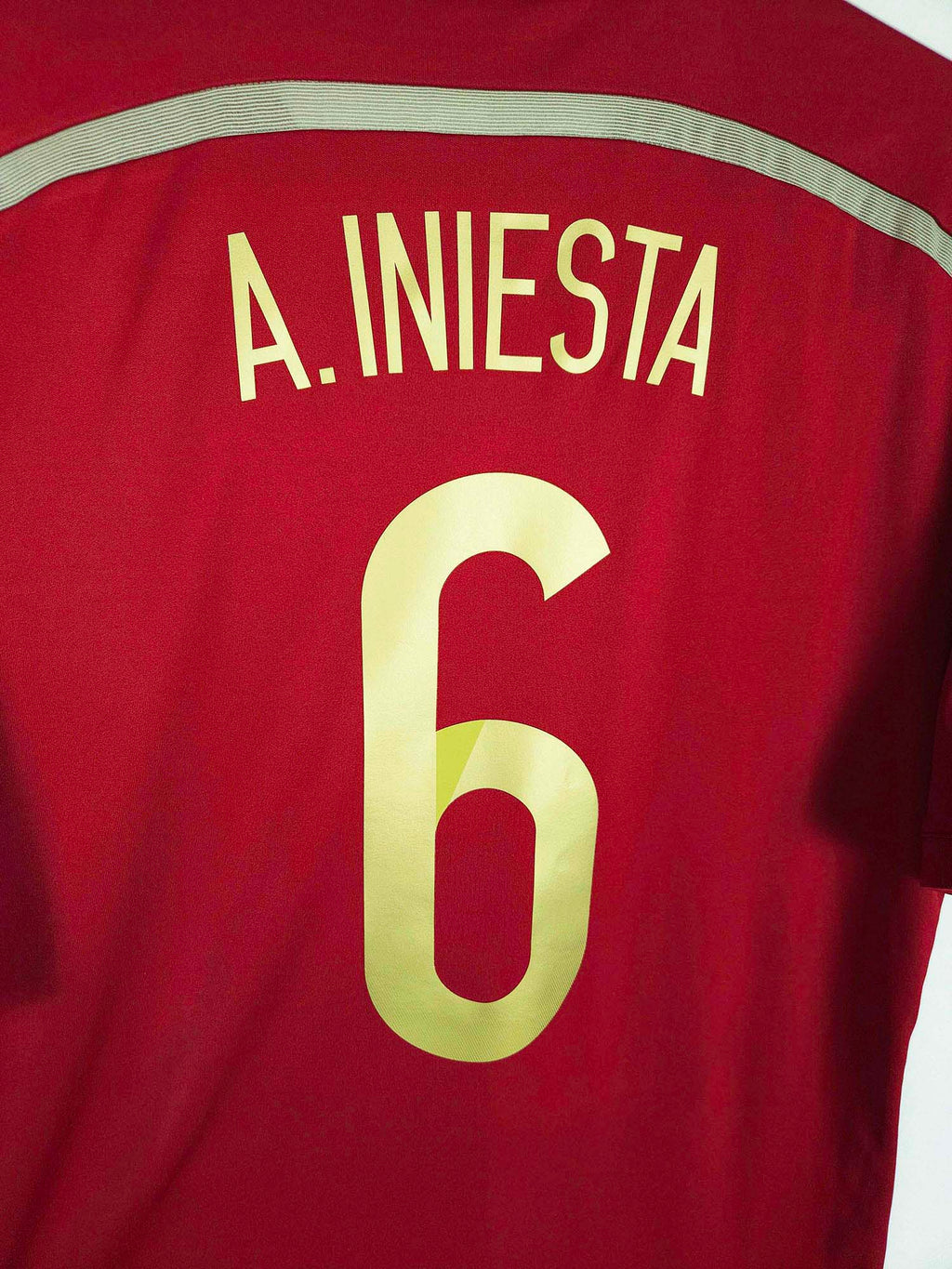2014-15 Spain Home Shirt Iniesta #6