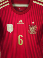 2014-15 Spain Home Shirt Iniesta #6