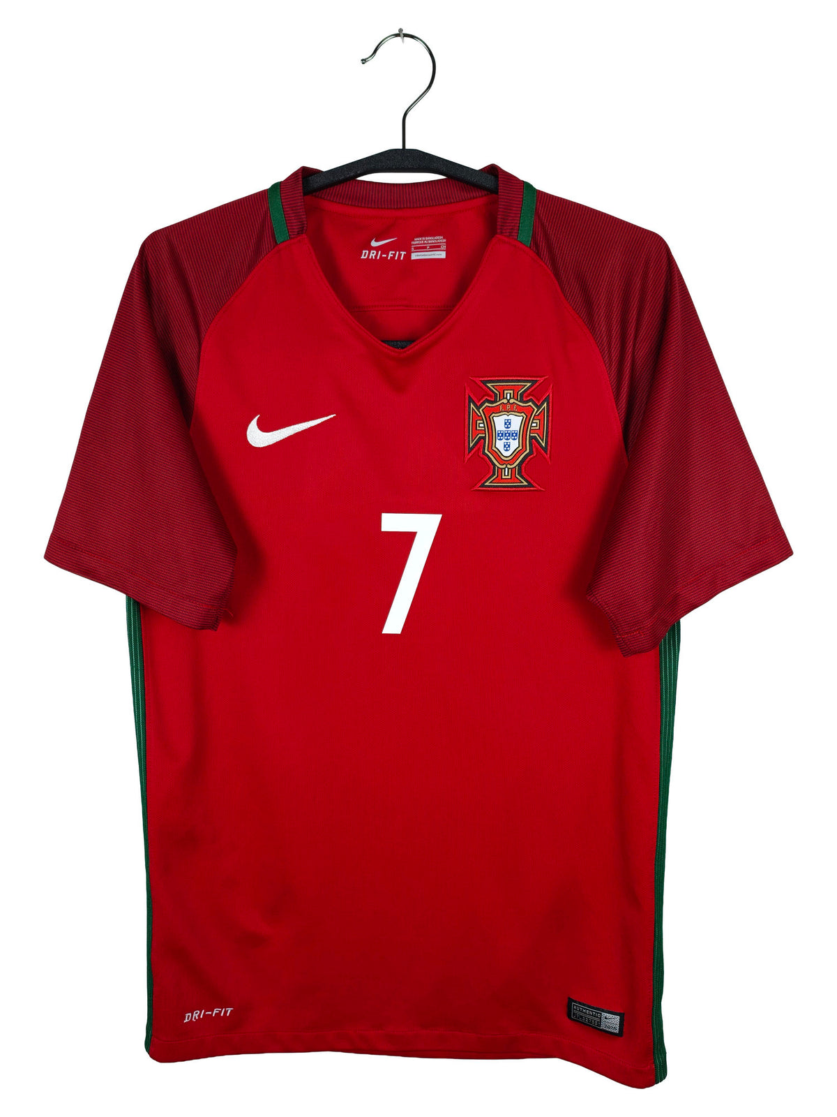 2016-17 Portugal Home Shirt Ronaldo #7