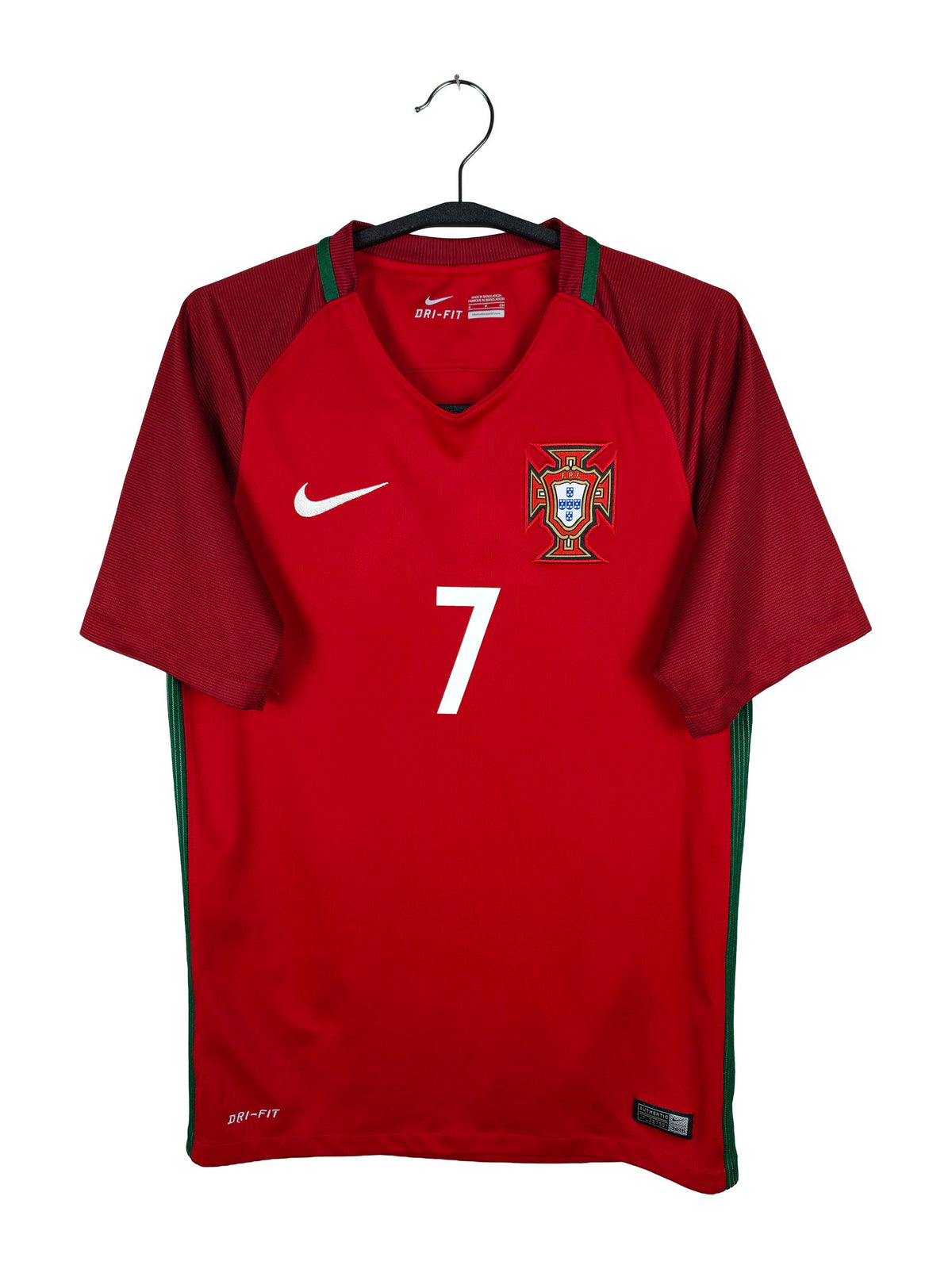 2016-17 Portugal Home Shirt Ronaldo #7 - front view