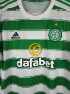 2021-22 Celtic Home Shirt Giakoumakis #7 - detailed view
