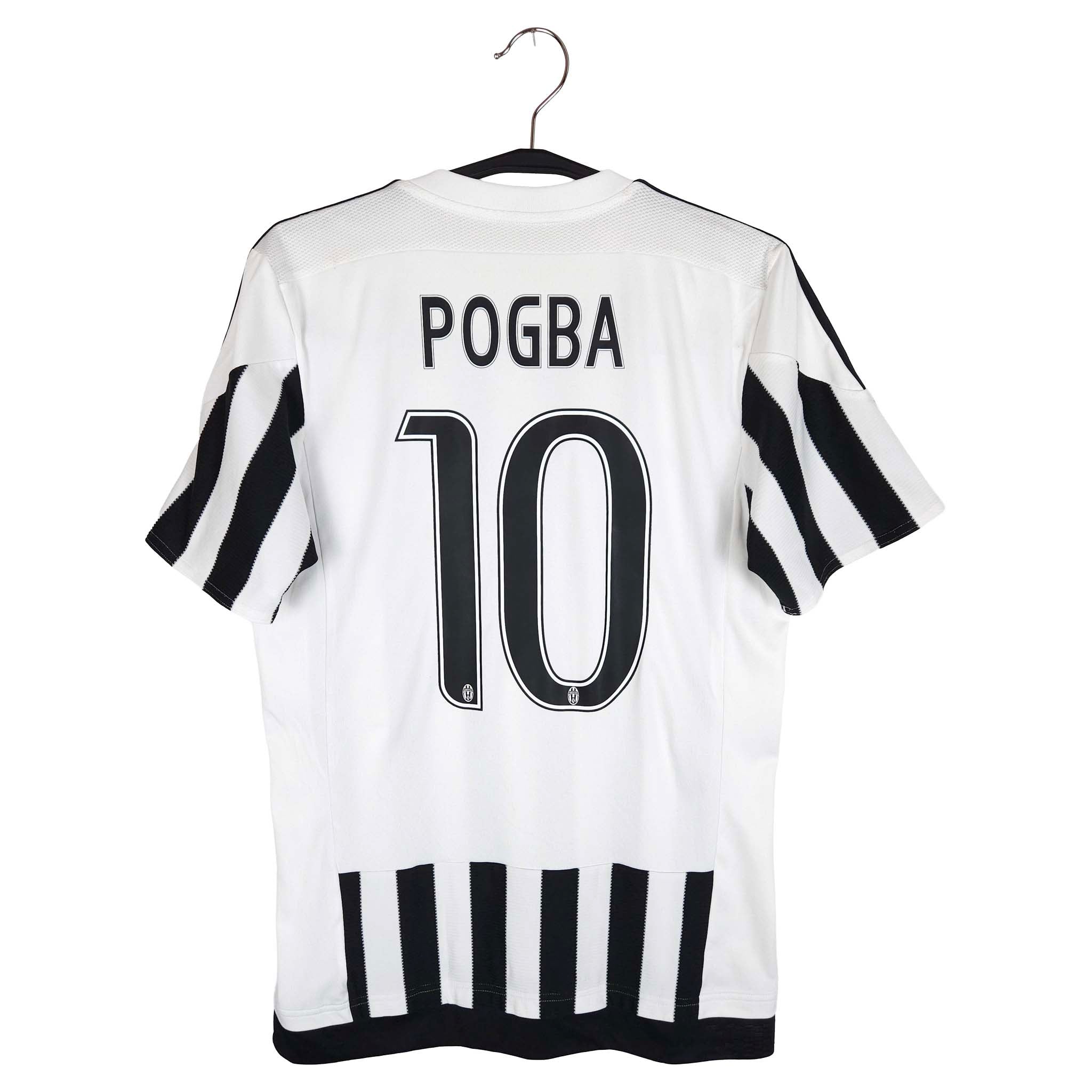 2015-16 Juventus Home Shirt Pogba #10