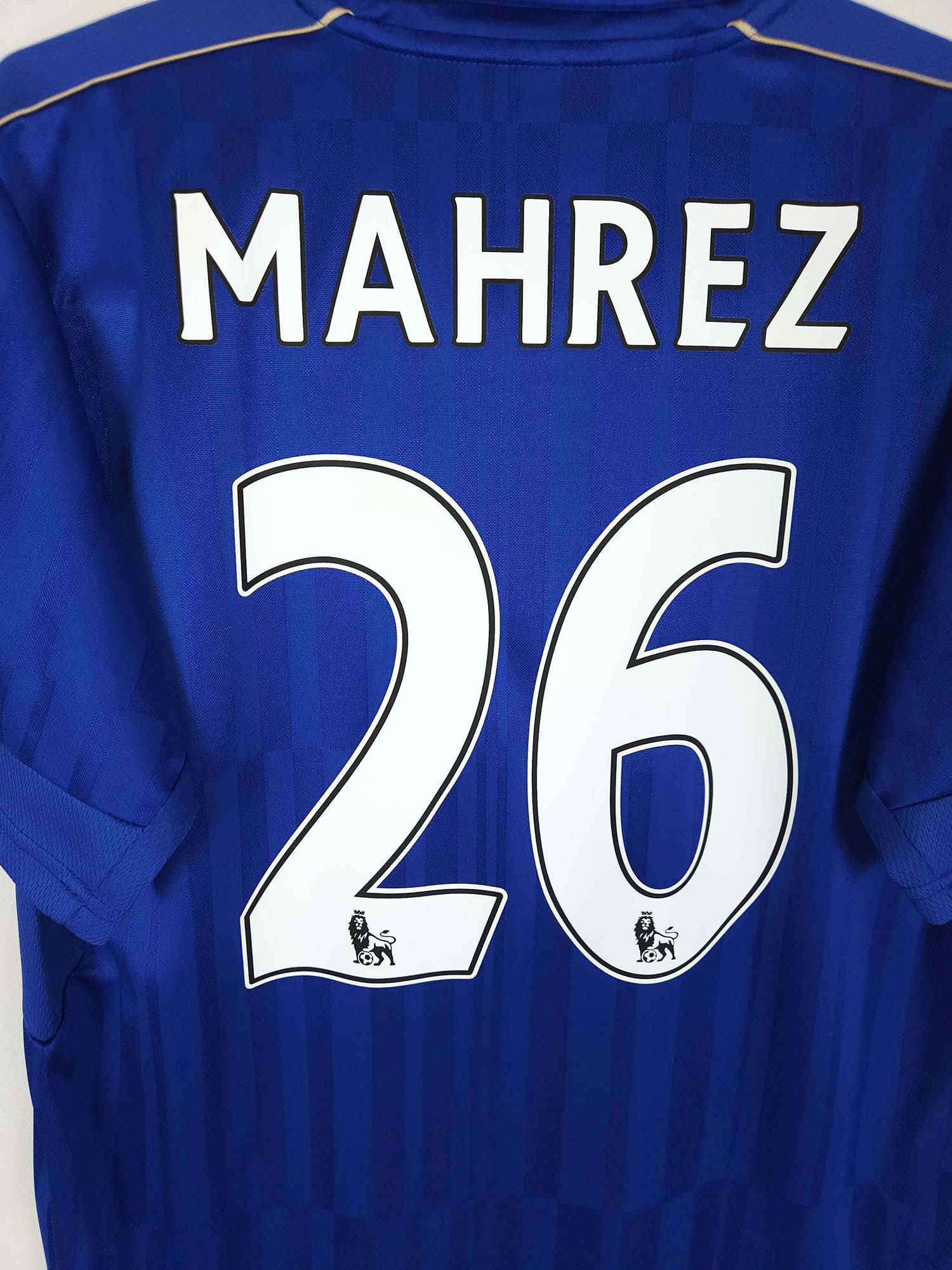 Leicester City 2016-17 Home Football Shirt | Riyad Mahrez