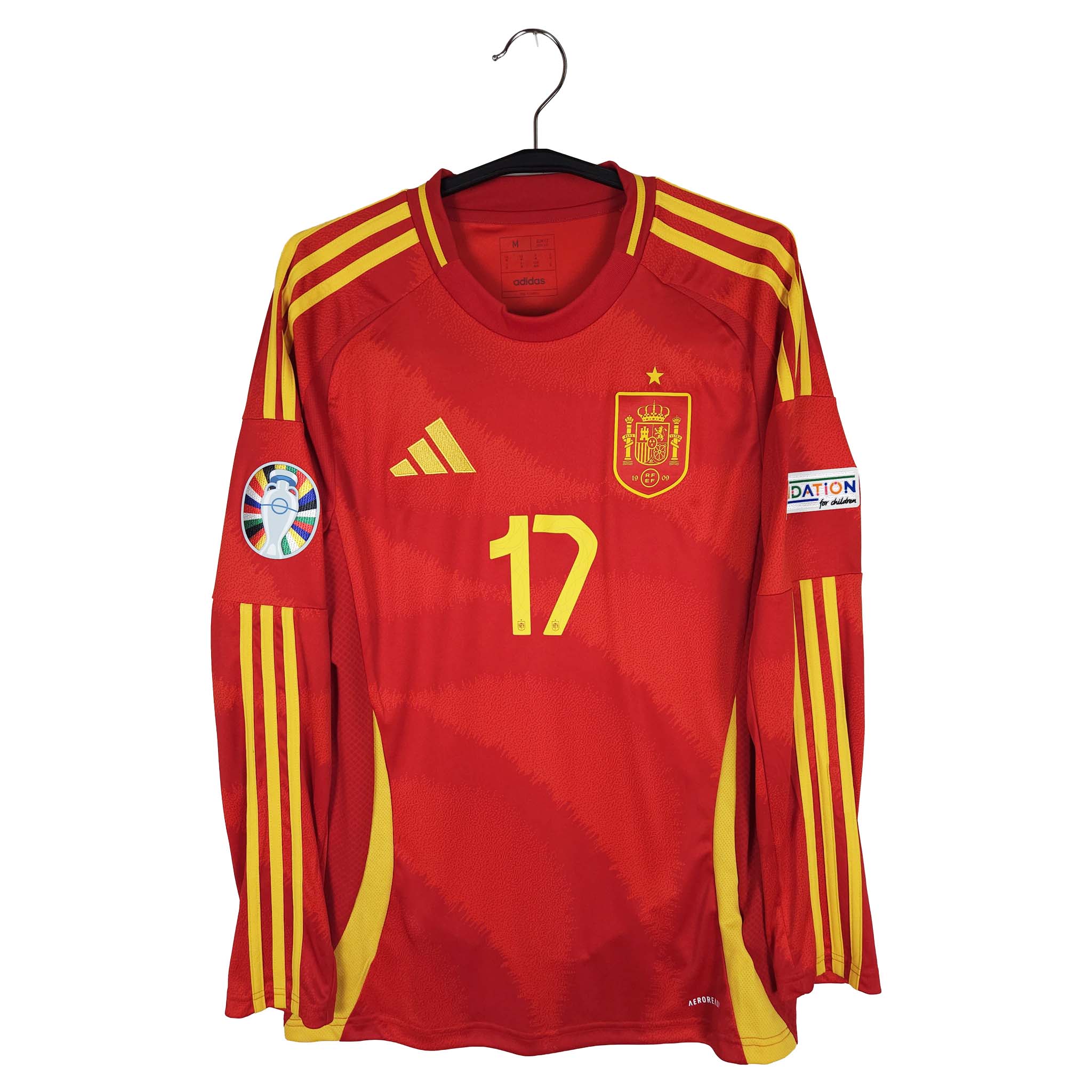 2024-25 Spain Home Shirt Williams Jr. #17 (LS)
