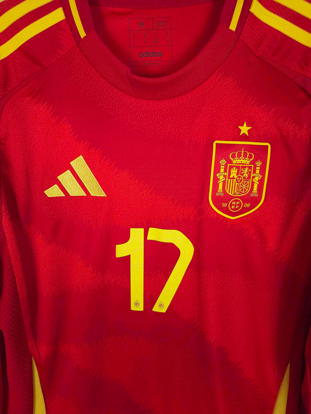 2024-25 Spain Home Shirt Williams Jr. #17 (LS)