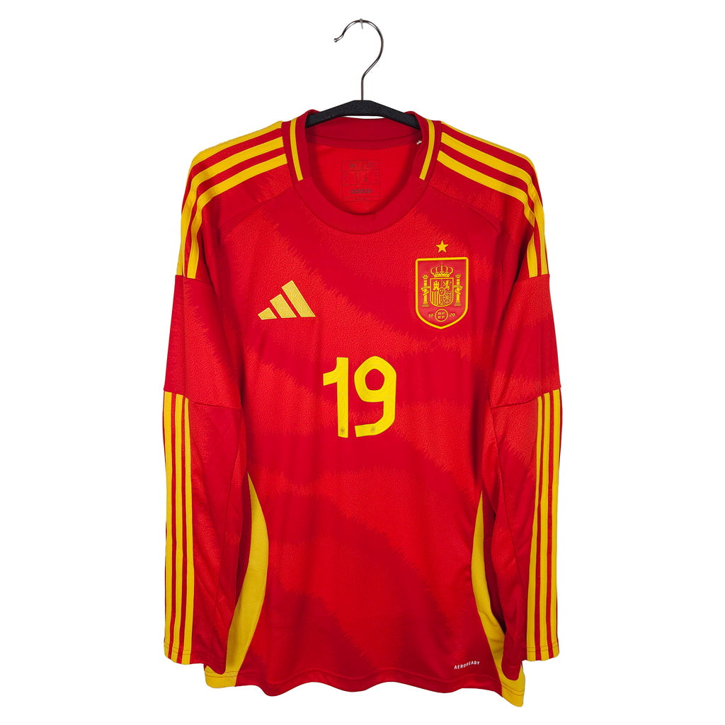 2024-25 Spain Home Shirt Lamine Yamal #19 (LS)