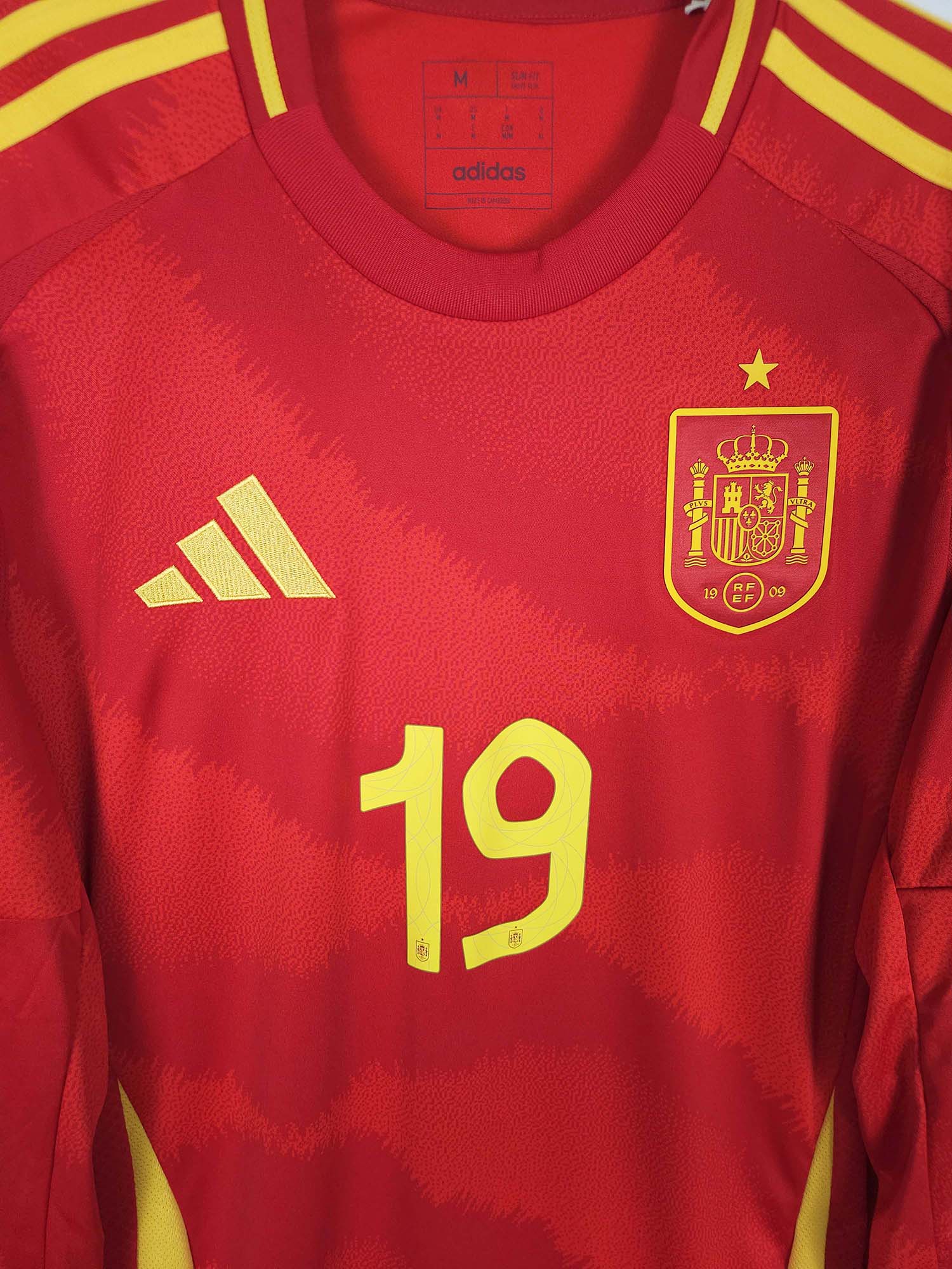 2024-25 Spain Home Shirt Lamine Yamal #19 (LS)