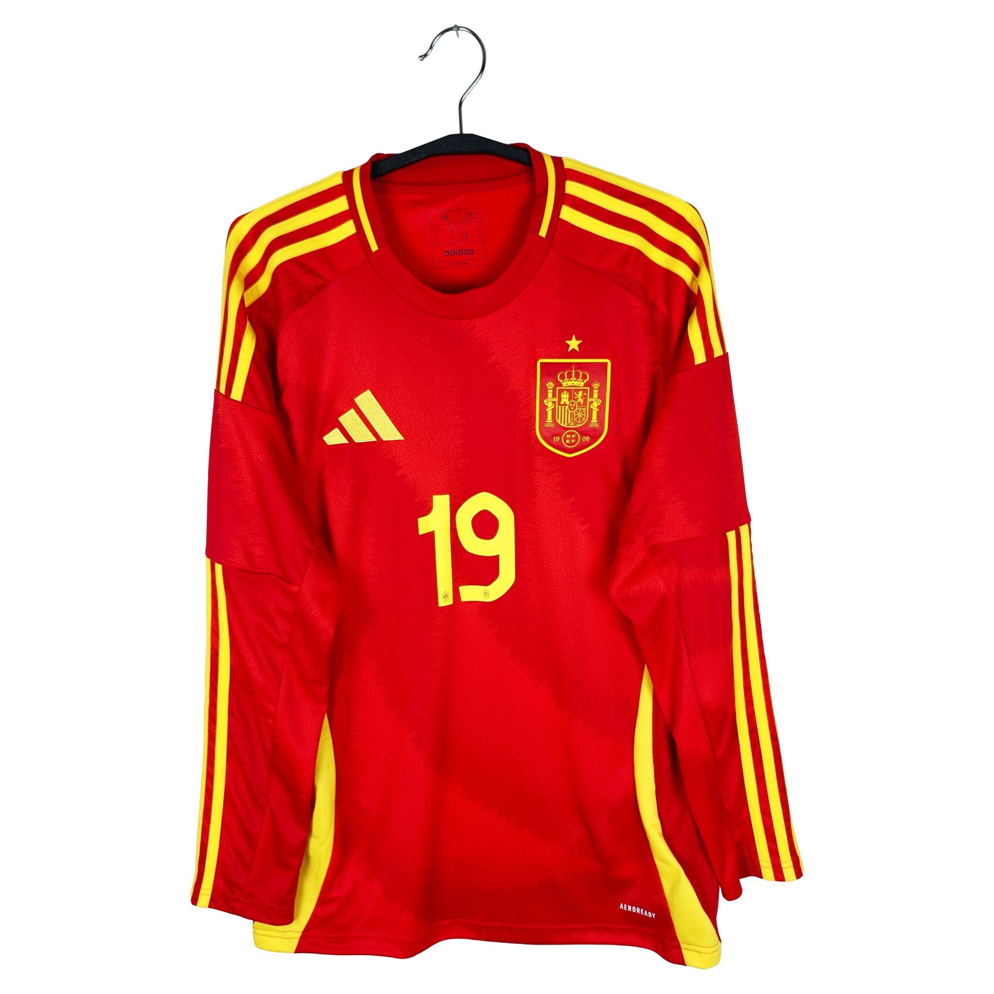 2024-25 Spain Home Shirt Lamine Yamal #19 (LS)