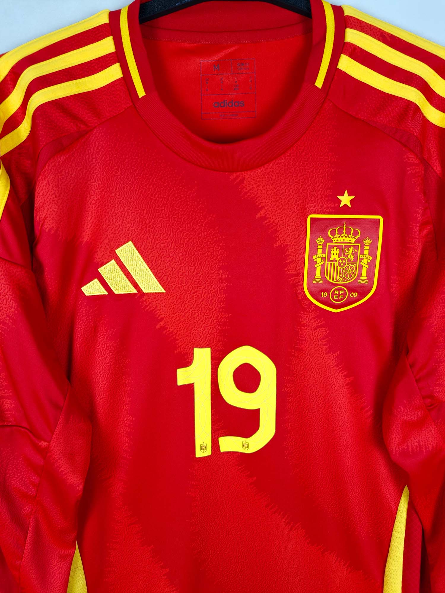 2024-25 Spain Home Shirt Lamine Yamal #19 (LS)