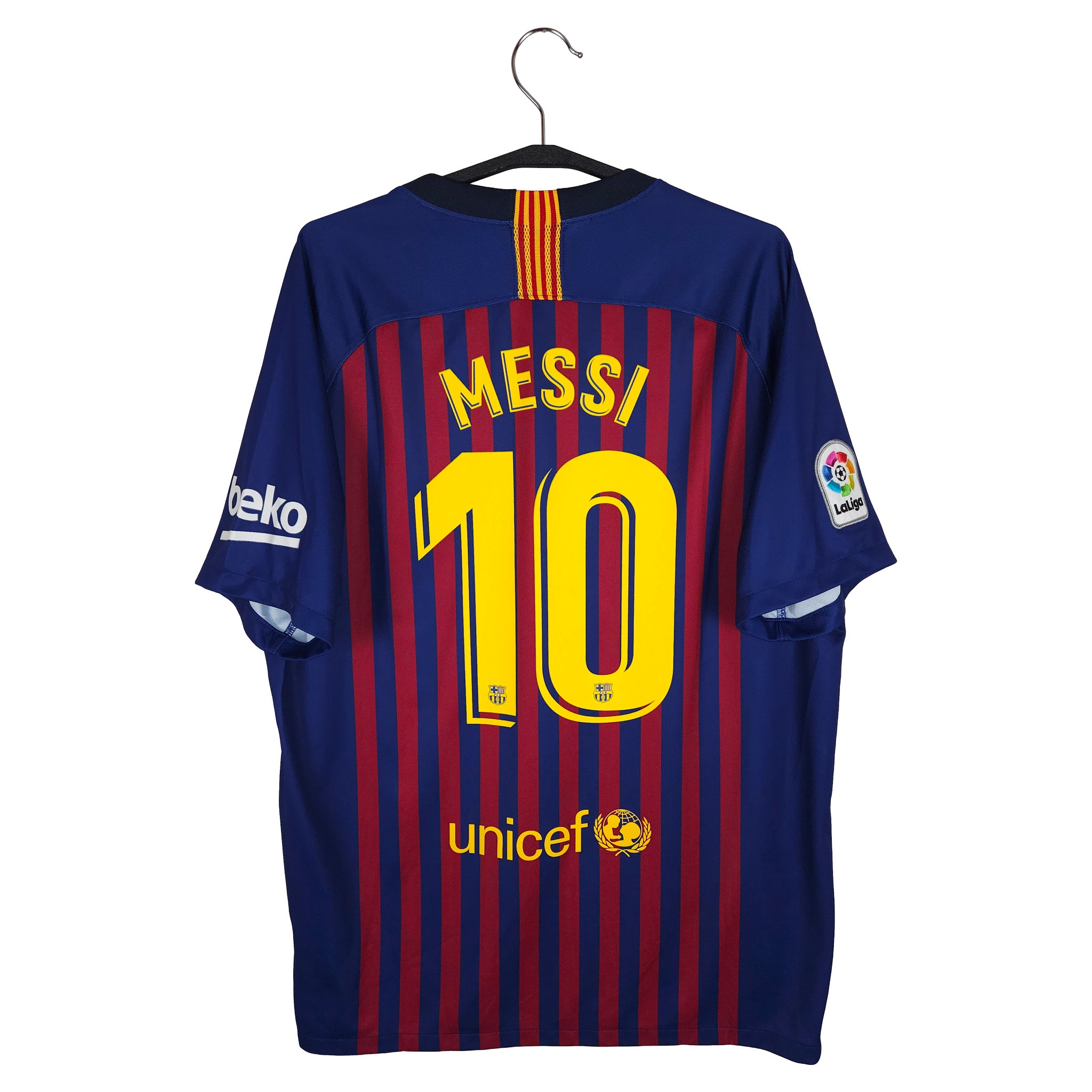 Barcelona 2018-19 Home Football Shirt | Lionel Messi