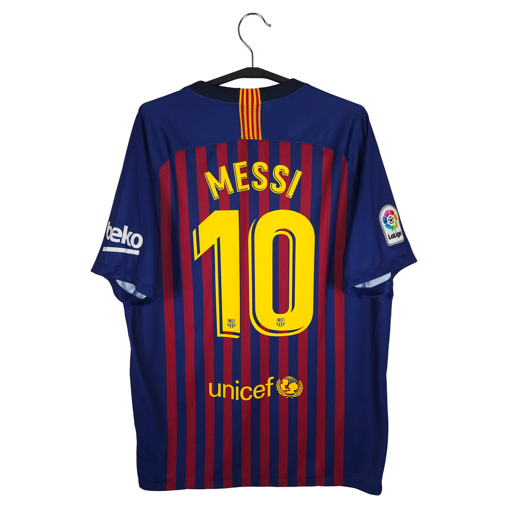 2018-19 Barcelona Home Shirt Messi #10
