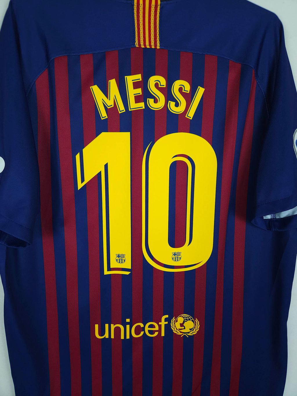 2018-19 Barcelona Home Shirt Messi #10