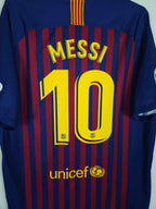 2018-19 Barcelona Home Shirt Messi #10