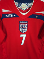 2008-10 England Away Shirt Beckham #7