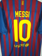 2011-12 Barcelona Home Shirt Messi #10