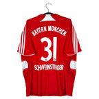 2007-08 Bayern Munich Home Shirt Schweinsteiger #31 - back view
