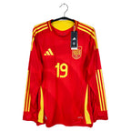 Spanje thuisshirt 2024-25 (spelerseditie, lange mouwen) – Lamine Yamal #19