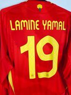 Spanje thuisshirt 2024-25 (spelerseditie, lange mouwen) – Lamine Yamal #19