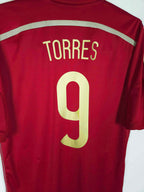 2014-15 Spain Home Shirt Torres #9
